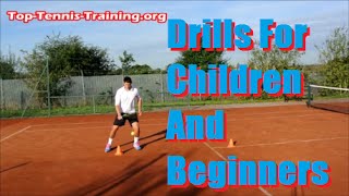 Tennis Drills For Beginners [upl. by Aryahay804]