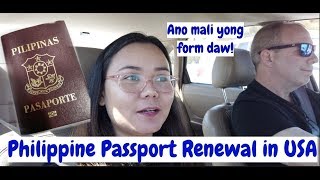 How To Renew Philippine Passport in US  My Philippine Passport Renewal Experience  Filam couple [upl. by Tiphany]