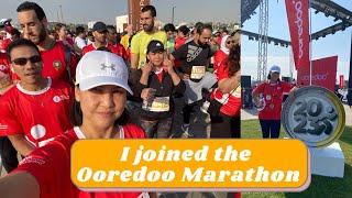 🇶🇦 Experience the Ooredoo Marathon with me [upl. by Dnanidref]