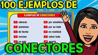 100 EJEMPLOS de CONECTORES [upl. by Attennhoj]