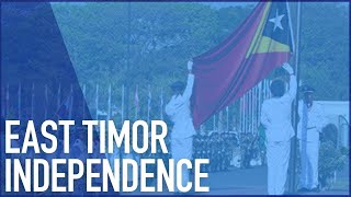 EAST TIMOR INDONESIAN SOLDIERS CONTINUE TO LEAVE [upl. by Ynohta286]