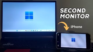 Use iPhone as a Second Monitor for PC via USB [upl. by Congdon821]