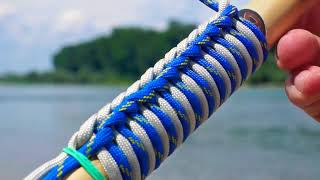 Paracord Tutorial quot2 strand ringbolt hitchingquot [upl. by Suitangi]