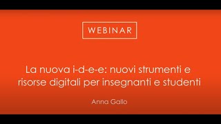 La nuova idee nuovi strumenti e risorse digitali per insegnanti e studenti [upl. by Yelrahs]