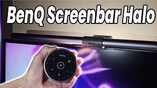 The BEST Monitor Lightbar BenQ Screenbar Halo [upl. by Mcnalley]