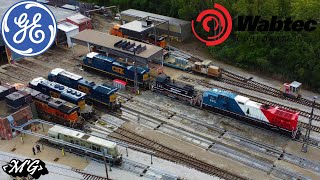 Aerial Tour of the WabtecGE Erie Plant [upl. by Akerue]