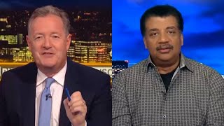 ‘Is there a God’ Piers Morgan grills astrophysicist Neil deGrasse Tyson [upl. by Inneg640]