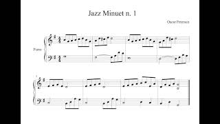 Oscar Peterson  Jazz Minuet n 1 [upl. by Goldston]