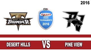 3AA Football Desert Hills vs Pine View High School UHSAA 2016 State Tournament Championship [upl. by Felita]