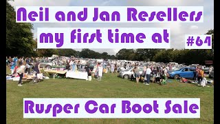 Neil and Jan Resellers my first time at Rusper car boot sale [upl. by Zebada]