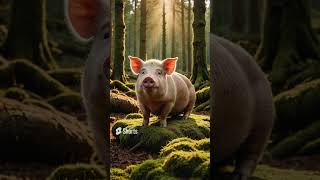 Pig Sun Bed Forest AI generated story using ChapGPT aitubo eleven labs amp Canva [upl. by Hermina]