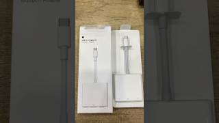 Apple USBC To Digital AV Multiport  Type C To HDMI Cable apple youtubeshorts iphone shorts [upl. by Beale]