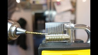 4 ways to drill open a lock [upl. by Nedrah]