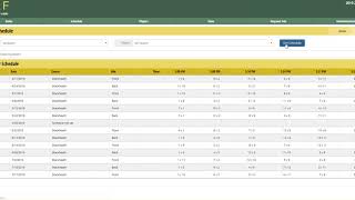 League Setup  Step 7  Creating the Schedule [upl. by Spike]