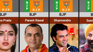 Indian Celebrities who Joined BJP 2023  Bollywood Stars Who Joined Bharatiya Janata Party [upl. by Sucramaj]