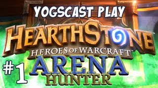 Warcraft  Hearthstone Arena Hunter Part 1  Draft and First Game [upl. by Hunter]