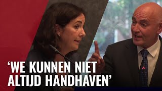 FvD en Halsema zijn het eens over handhaving coronapas [upl. by Diahann811]