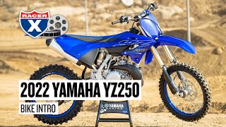 2022 Yamaha YZ250 TwoStroke Motocross Bike Introduction [upl. by Millan]