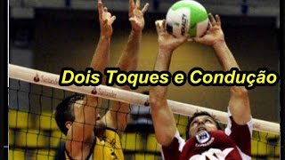 VOLEIBOL DIFERENÇA ENTRE CONDUÇÃO E DOIS TOQUES NO VÔLEI [upl. by Eemyaj]