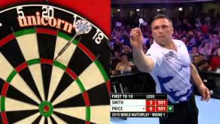 PDC World Matchplay 2015  First Round  Michael Smith vs Gerwyn Price [upl. by Redna310]