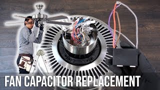 KDK Ceiling Fan R56SVK14Y2 repair capacitor  slow speed humming noise aka K15Y2FM14E2 [upl. by Zasuwa932]