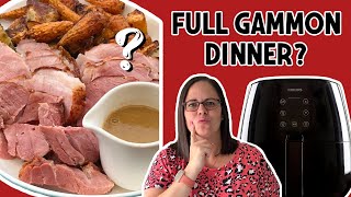 Can You Cook Your A Gammon Dinner In The Air Fryer Gammon Potatoes amp Veggies All Cooked Together [upl. by Athene]