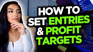 HOW TO SET ENTRY LEVELS amp PROFIT TARGETS [upl. by Kornher484]