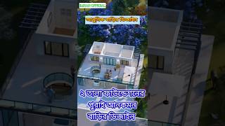 নতুন মডেলের বাড়ির নকশা।house housedesign2024 shorts [upl. by Garfinkel]