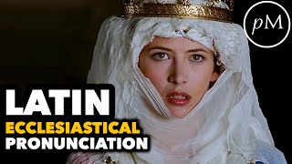 In Defense of the Ecclesiastical Pronunciation of Latin  Ecclesiastical vs Classical Pronunciation [upl. by Anaoj627]