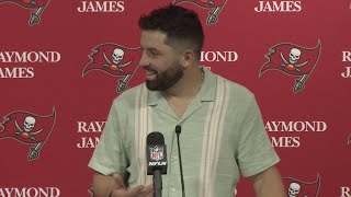 Baker Mayfield Talks His 4TD Performance vs Commanders  Press Conference  Tampa Bay Buccaneers [upl. by Inatirb]