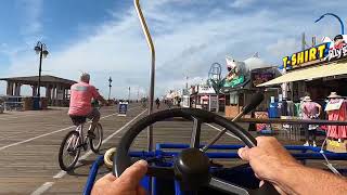 Ocean City NJ Bicycing on the boardwalk [upl. by Ilaire]