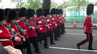 Queens Guard Marching From Buckingham Palace [upl. by Baldwin]