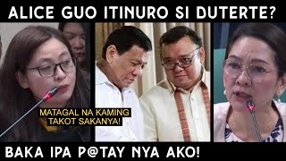 Grabe Alice Guo Binanggit Si Duterte Nagulat Lahat Sa Binunyag ni Guo [upl. by Kary]