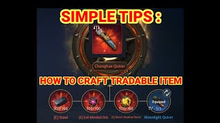 simple tips how to craft tradable item  MIR4 [upl. by Belamy]