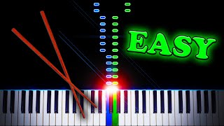 CHOPSTICKS  EASY Piano Tutorial [upl. by Alderman471]