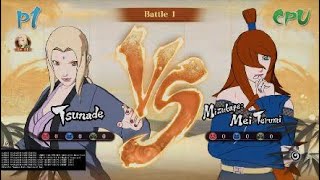 NXBUNSC quotColor 2quot Tsunade vs Mei Terumi ENG Requested [upl. by Enitnelav]