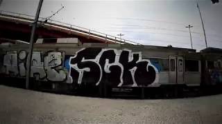 540KREW amp SCK  CASCAIS Prod REMICKS GRAFFITI TRAIN [upl. by Wolfson]