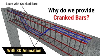 why do we provide cranked bars in beams amp slabs  Bent up bars in beams amp slabs  Civil tutor [upl. by Sheryle]