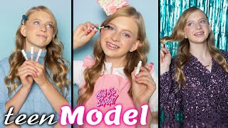 Teen Modeling Vlog  Full Shoot [upl. by Elbring]