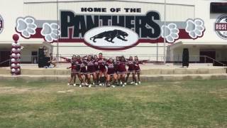 Rosemead High School Varsity Cheer 1617 🐾 Pep Rally [upl. by Renny]