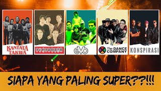 5 SUPERGROUP BAND INDONESIA YANG PERNAH ADA SIAPA YANG PALING HEBAT [upl. by Suoirrad]