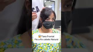 🔥😱Tiara fio a fio  Novidades para falhas franja protesefeminina wig wigs hairextensions [upl. by Rosina]