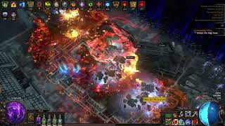 CoC Detonate Dead Of Chain Reaction Inquisitor Showcase No2  Path of Exile  Necropolis [upl. by Nilyam972]