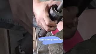 Karet bushing lower arm drai ban bekas youtubeshorts [upl. by Suiradal]