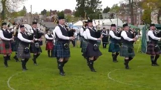 City of Inverness Grade 4 at the North of Scotland Pipe Band Competition at Banchory May 2016 [upl. by Ycinuq691]