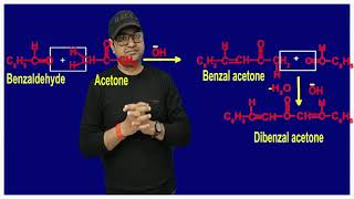 Claisen Schmidt Condensation reaction Mechanism with animation [upl. by Sadnalor]