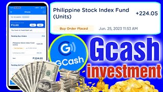 how to invest in Gcash Philippine stock index fund  paano kumita ng pera sa Gcash [upl. by Ynatirb]