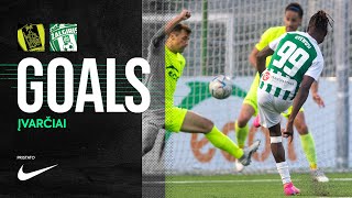 Įvarčiai  Goals  Riteriai  Žalgiris  Optibet A lyga [upl. by Eahsan]