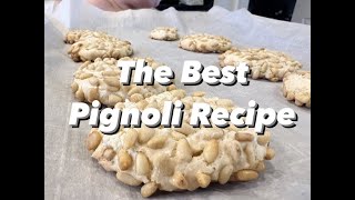 The Best Pignoli Cookie Recipe [upl. by Yenor699]