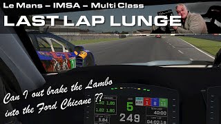 Last lap lunge Le Mans IMSA BMW M4 GT3 2023S4W6 Silverfox95 iRacing [upl. by Juley992]